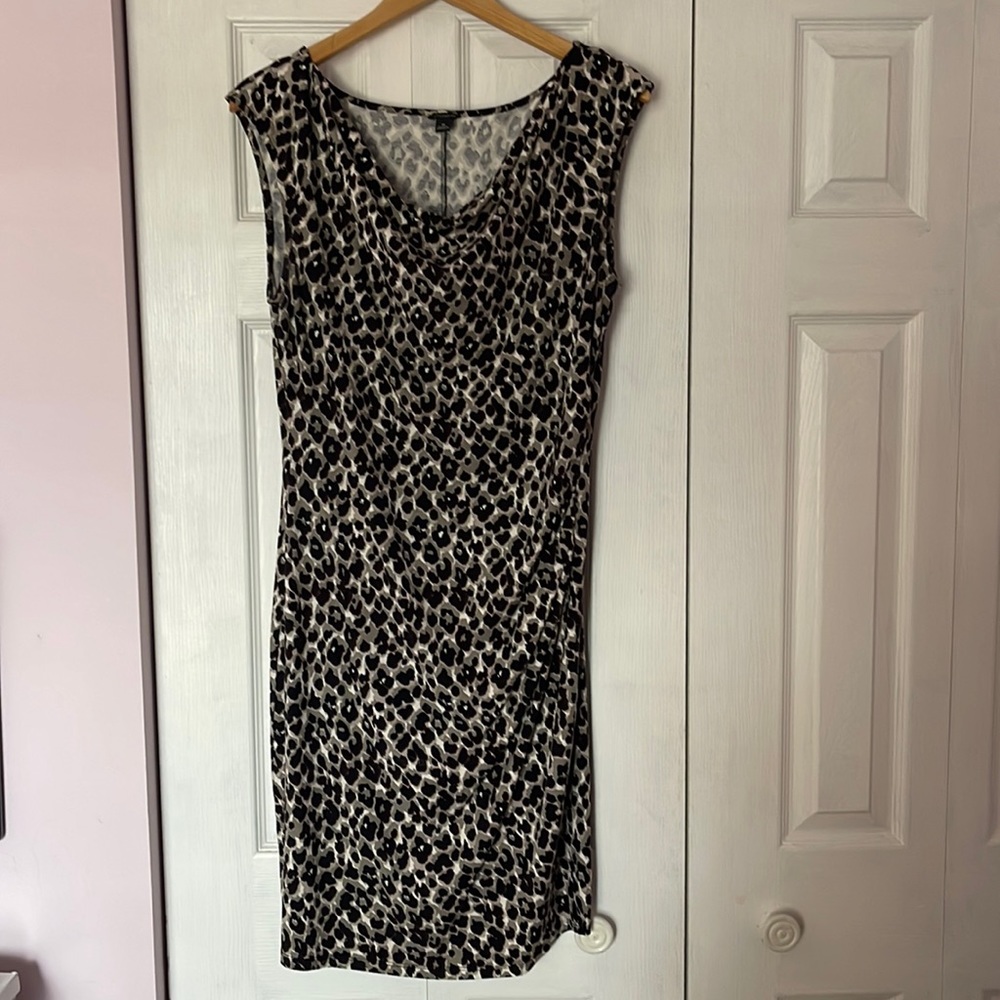 Ann Taylor Animal Print Dress  size M